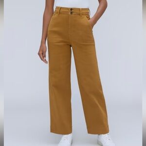 Everlane The Organic Wide Leg Pant